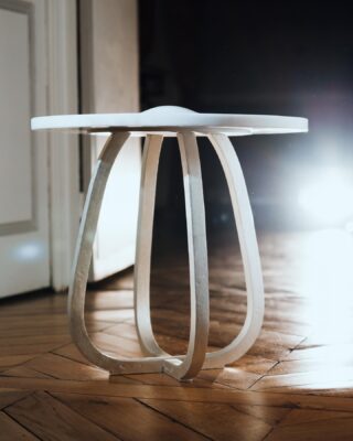 Beffroi side table designed by @studio_eric_schmitt_ - Forged iron and thassos marble 😍✨ 🎥 @quentinvalleye . . . #beffroi #ericschmitt #sidetable #homedecor #interiordesign #forgediron #savoirfaire #frenchsavoirfaire #forge #ironworker #forgeron #bespokelights #lightings #luminaries #sparkle